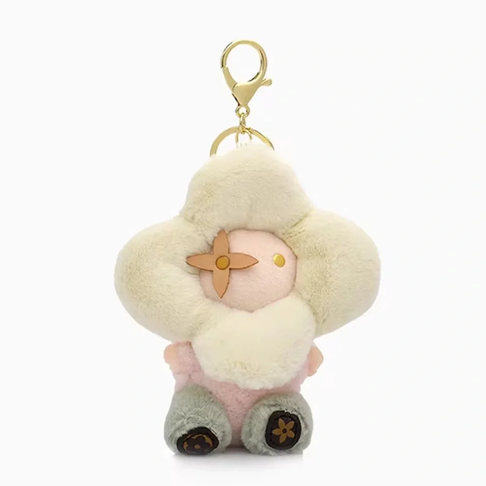 Vivienne Fashionista Plush Flower Petal Doll Bag Charm Keychain Purse Accessory